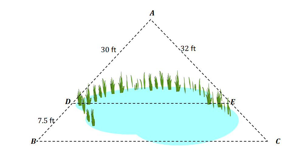 word problem involving side splitter theorem