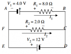 Kirchoffs closed loop for current analysis