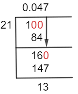 1/21 Long Division Method 1/21 Long Division Method