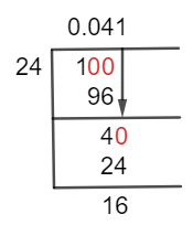 1/24 Long Division Method
