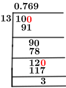 10/13 Long Division Method 10/13 Long Division Method