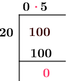 10/20 Long Division Method