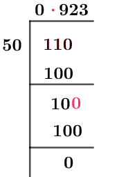 11/50 Long Division Method