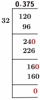 12/32 Long Division Method 12/32 Long Division Method