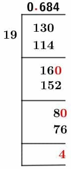 13/19 Long Division Method