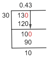 13/30 Long Division Method 13/30 Long Division Method