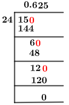 15/24 Long Division Method