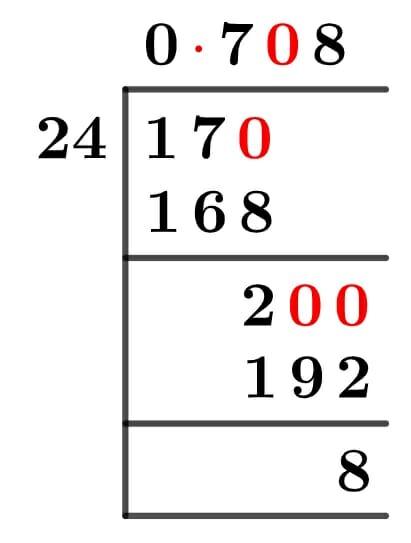 17/24 Long Division Method
