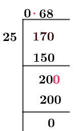 17/25 Long Division Method