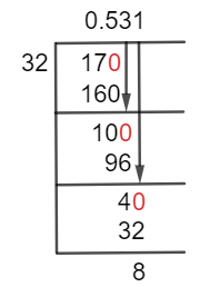 17/32 Long Division Method