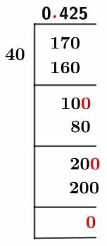 17/40 Long Division Method