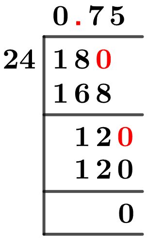 18/24 Long Division Method