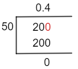 20/50 Long Division Method