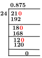 21/24 Long Division Method