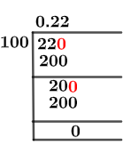 2/100 Long Division Method