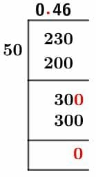 23/50 Long Division Method