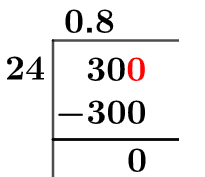 24/30 Long Division Method 24/30 Long Division Method