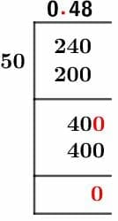 24/50 Long Division Method