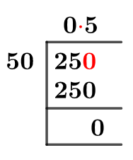 25/50 Long Division Method