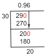 29/30 Long Division Method