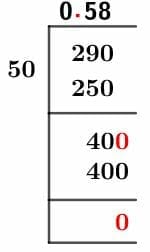 29/50 Long Division Method