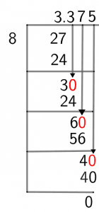 3 3 8 as a decimal