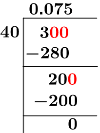 3/40 Long Division Method