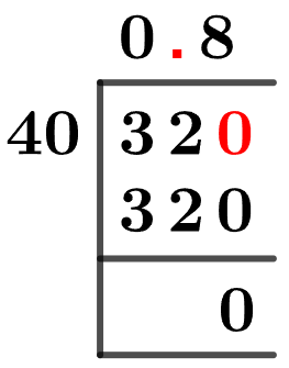 32/40 Long Division Method