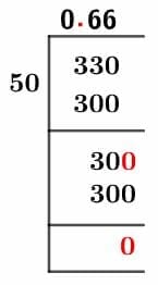 33/50 Long Division Method