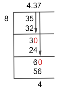 35/8 Long Division Method