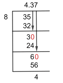 35/8 Long Division Method