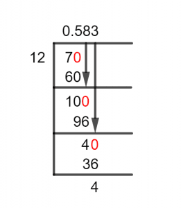 7/12 Long Division Method