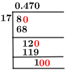 8/17 Long Division Method 8/17 Long Division Method
