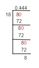 8/18 Long Division Method 8/18 Long Division Method