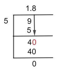 9/5 Long Division Method