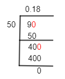 9/50 Long Division Method