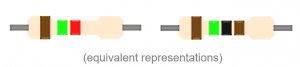 ohms law resistance color code example 1
