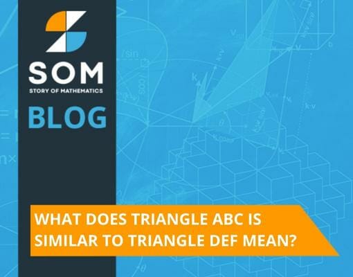 What does triangle abc is similar to triangle def mean