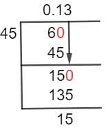 6/45 Long Division Method