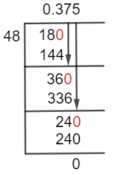 18/48 Long Division Method