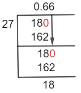 18/27 Long Division Method 18/27 Long Division Method