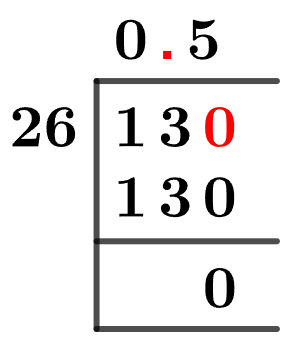13/26 Long Division Method
