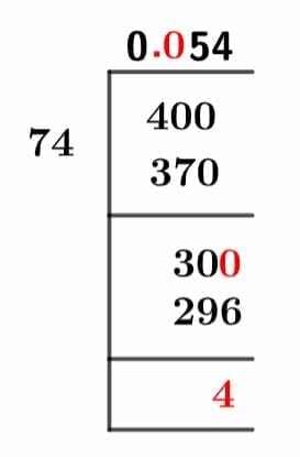 4-74-as-a-decimal 4/74 Long Division Method