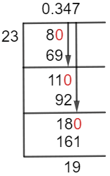 8/23 Long Division Method 8/23 Long Division Method