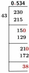 As a decimal As a decimal