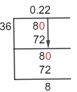 8/36 Long Division Method