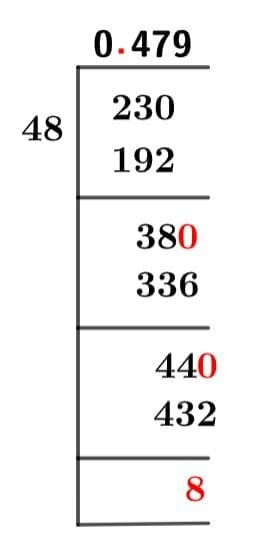 23/48 Long Division Method