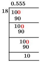 10/18 Long Division Method 10/18 Long Division Method