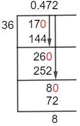17/36 Long Division Method