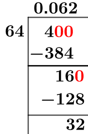 4/64 Long Division Method 4/64 Long Division Method